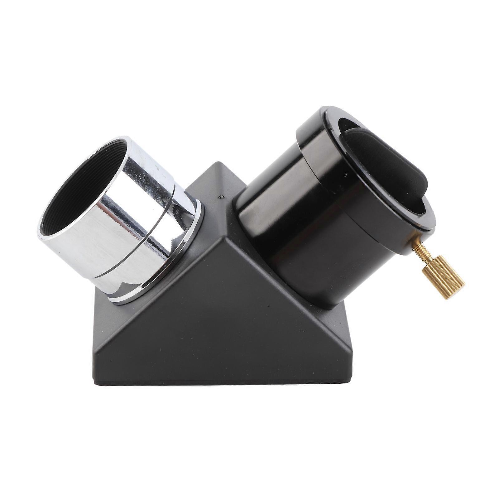 1.25 Inch Semi-Metallic Prism Correct Image Diagonal Mirror 90 Degrees Durable Design Lightweight Build For Telescope