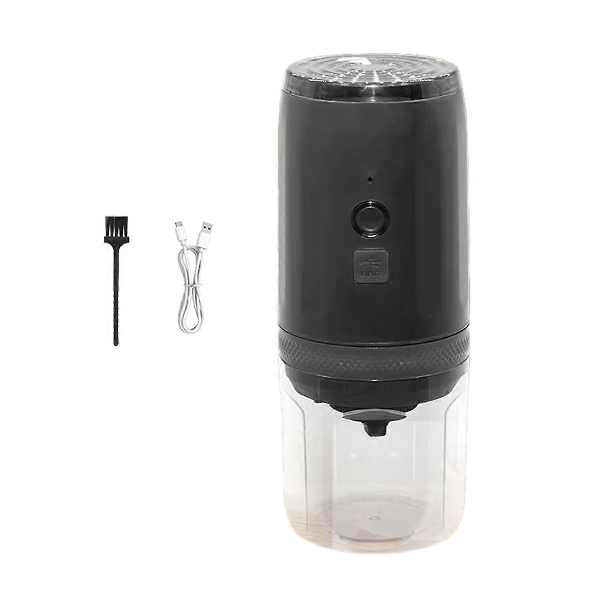 Cordless Portable Coffee Maker, USB Rechargeable Electric Coffee Bean Grinder for Car and Home Campi