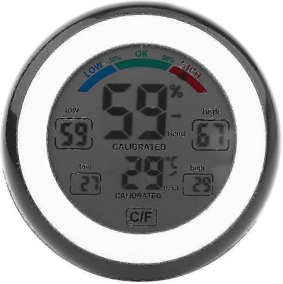 Digital Lcd Temperature Thermometer Hygrometer Wireless Electronic Temperature Humidity Gauge Meter / Temperature And Humidity