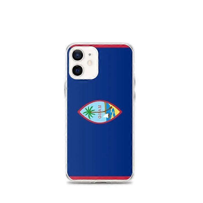 iPhone 12 mini case - PIXELFORMA - Guam Flag - Soft silicone - Complete protection - Lightweight