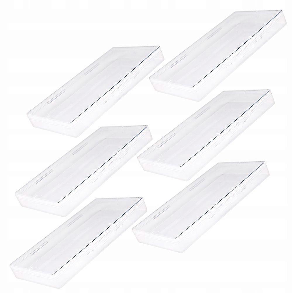 Rectangular Cosmetic Storage Box Makeup 6 Pcs