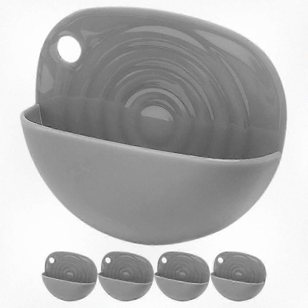 Set of 5 Wall Mounted Soap Holders Plastic Soap Containers Multi-Purpose Mini Washboard for Various Uses