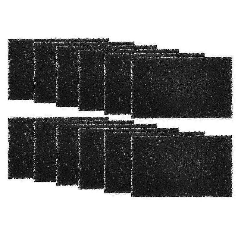 12Pack Trash Can Absorbing Filters, Activated Charcoal Purifying Deodorizer for Trash Cans, Compost Buckets-Rectangle