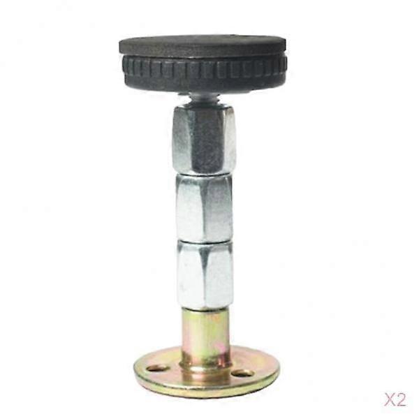 2 PIECE Thread Bed Frames Anti- Headboards Telescopic Support For Room Wall