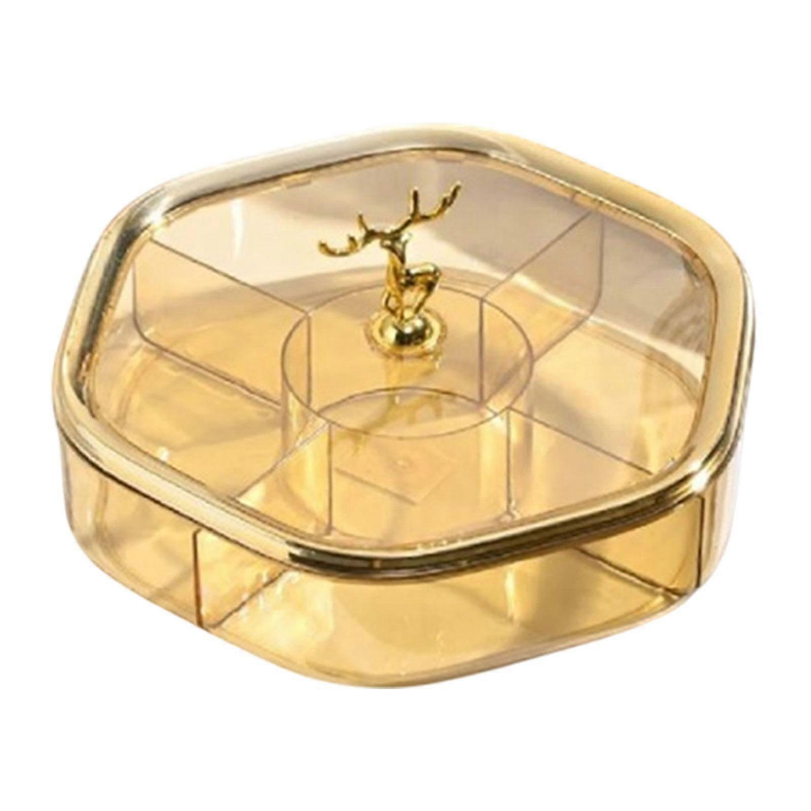 Divided Serving Tray Snack Tray Stylish Decorative Decor Ornament Candy