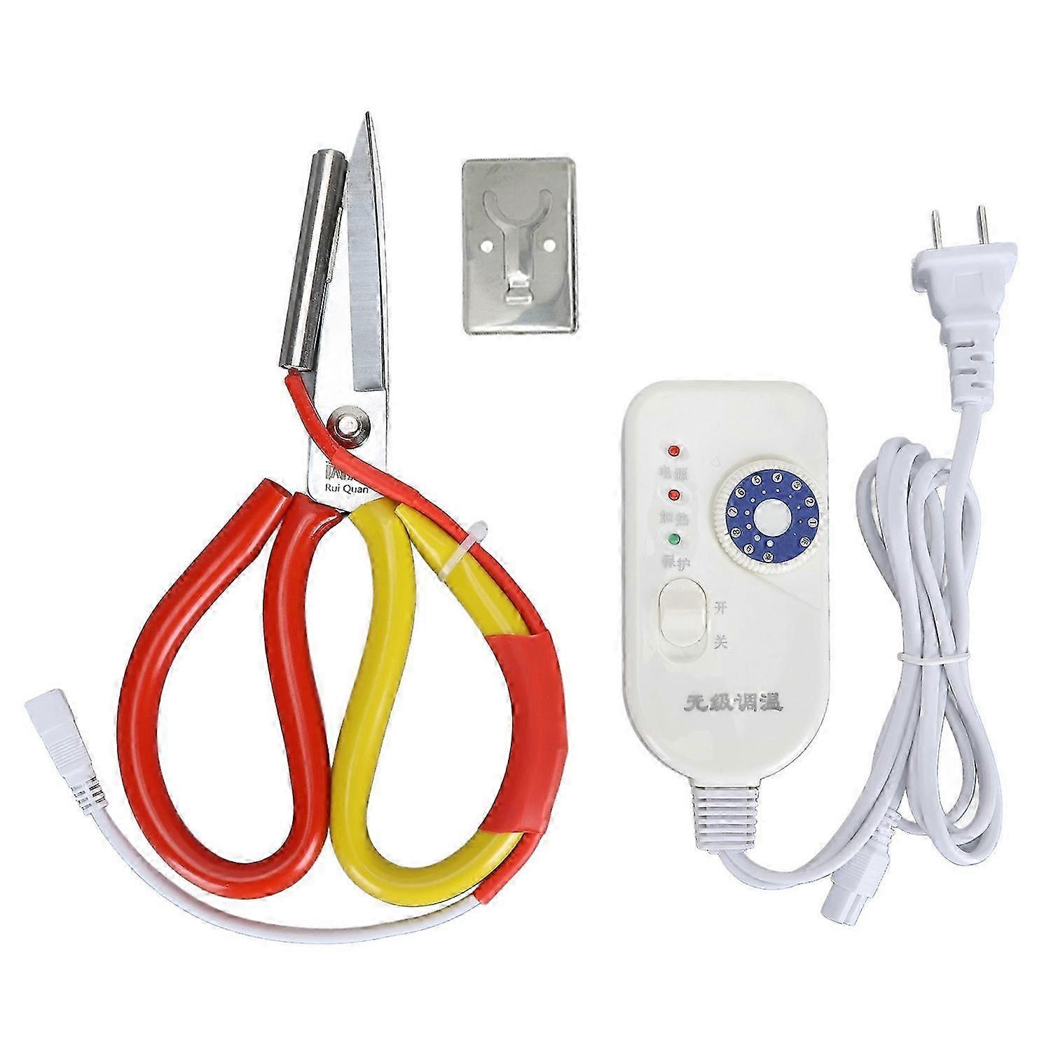 Electric Tailor Scissors with 9 Temperature Settings and Precise Heating for Accurate Cutting