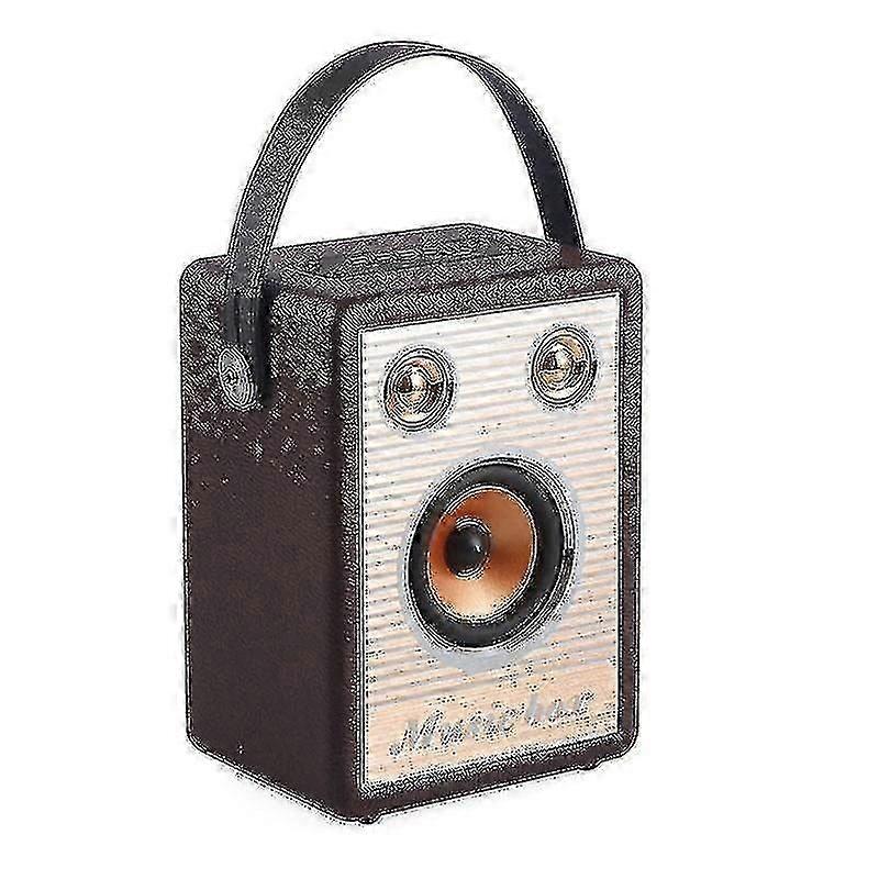 Handheld Wireless Bluetooth Speaker (brown)
