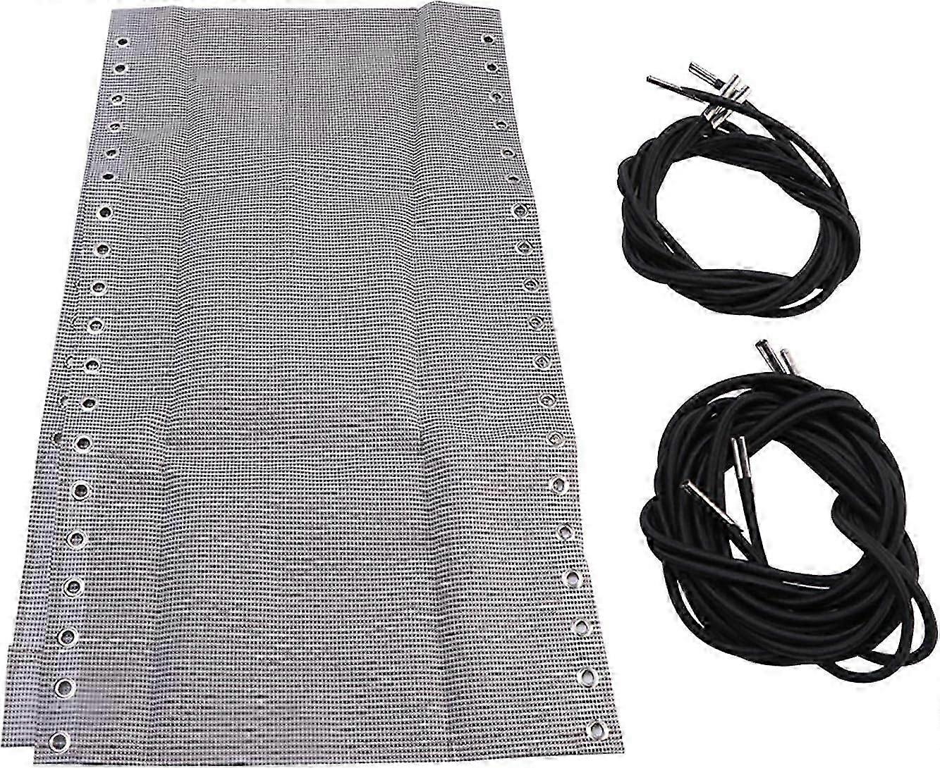 Replacement Fabric for Gravity Recliner Chair - Black and Gray Fabric with Ropes for Enhanced Comfort