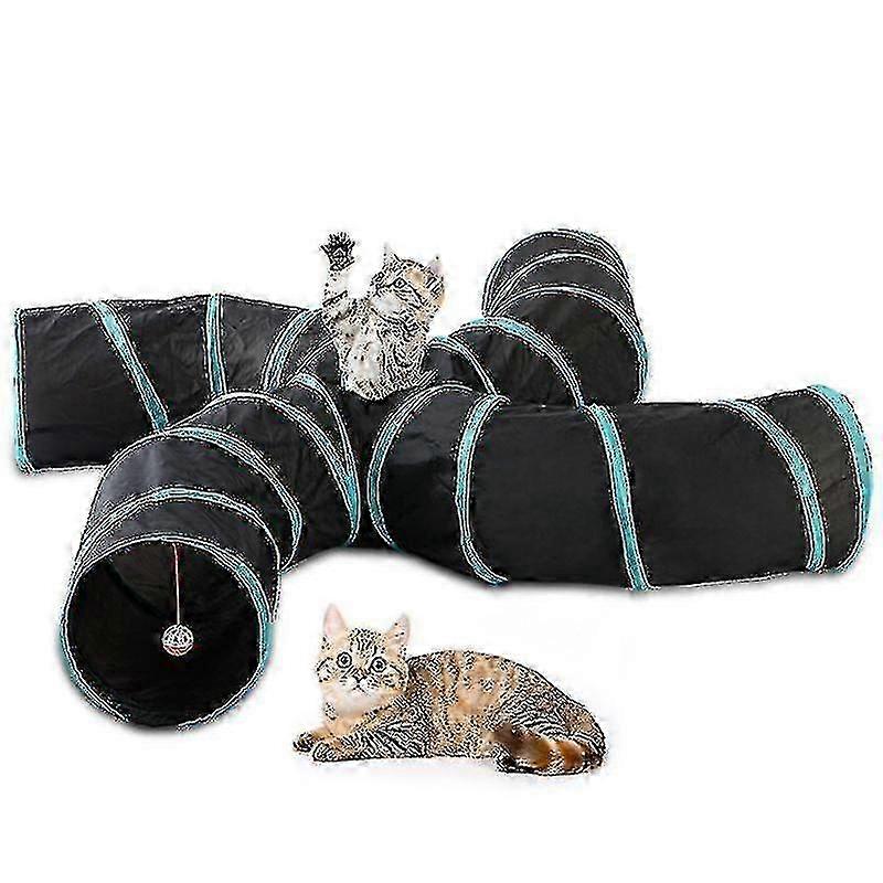 Collapsible Pet Tunnel Tube for Cats, Puppies, Kittens, and Rabbits - Fun Play Toy for Small Animals