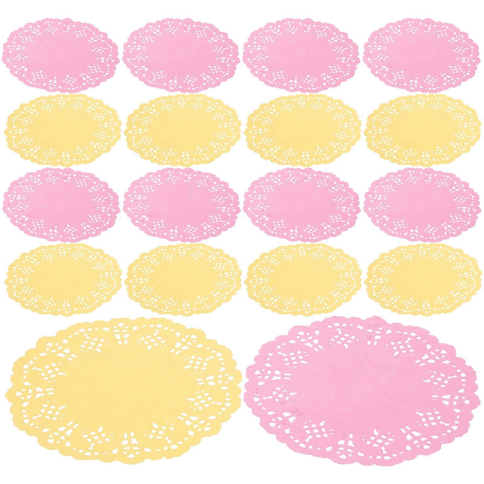 Paper Placemats with Lace Accents for Stylish Table Arrangements