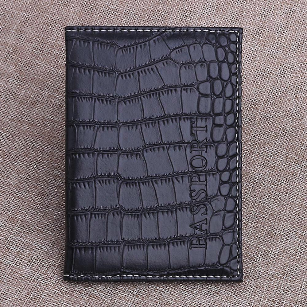 Charm Holder Business Passport Cover Wallet Soft Leather Card Protector