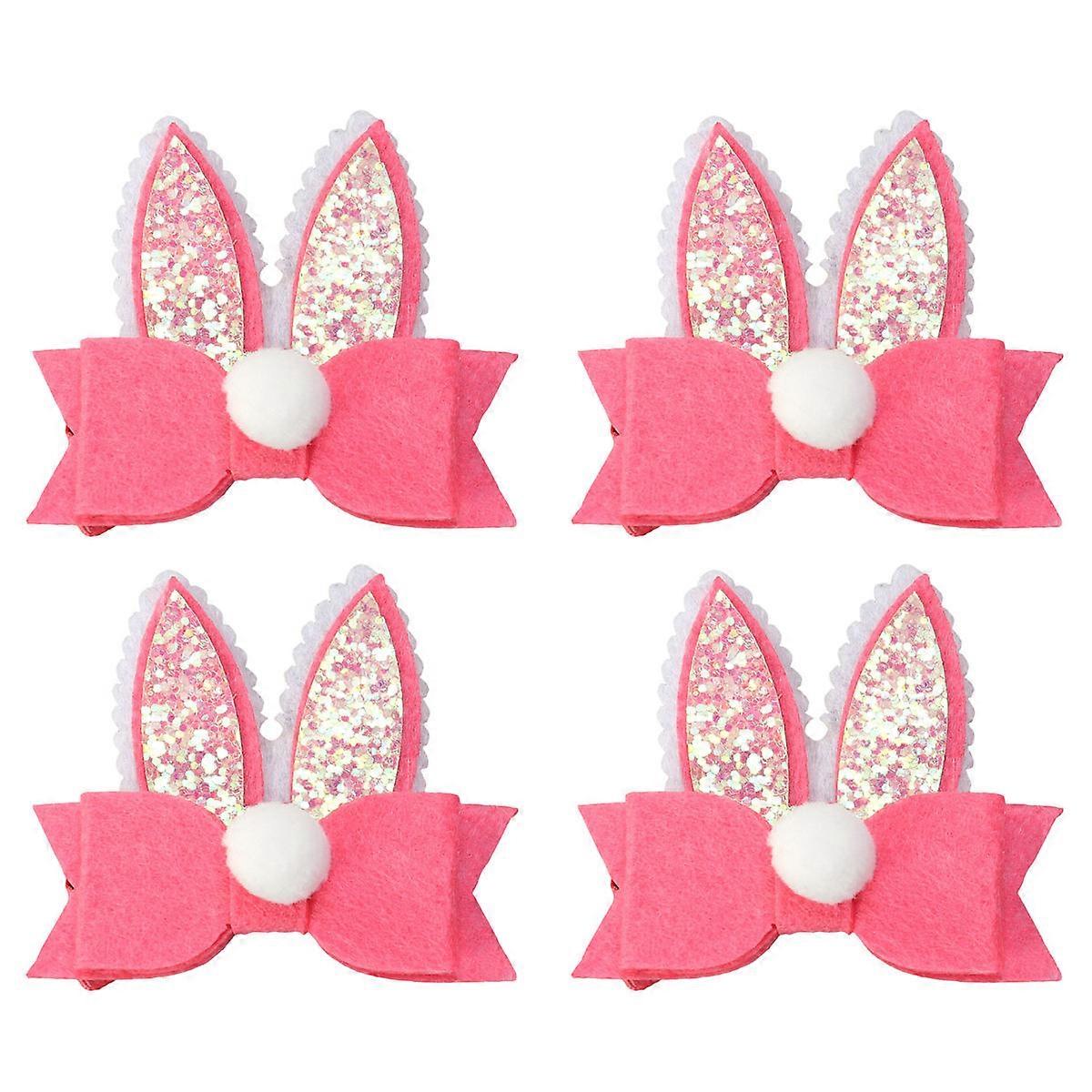 Fun Rabbit Bow Clips for Children, Versatile Hair Ornaments for Any Event