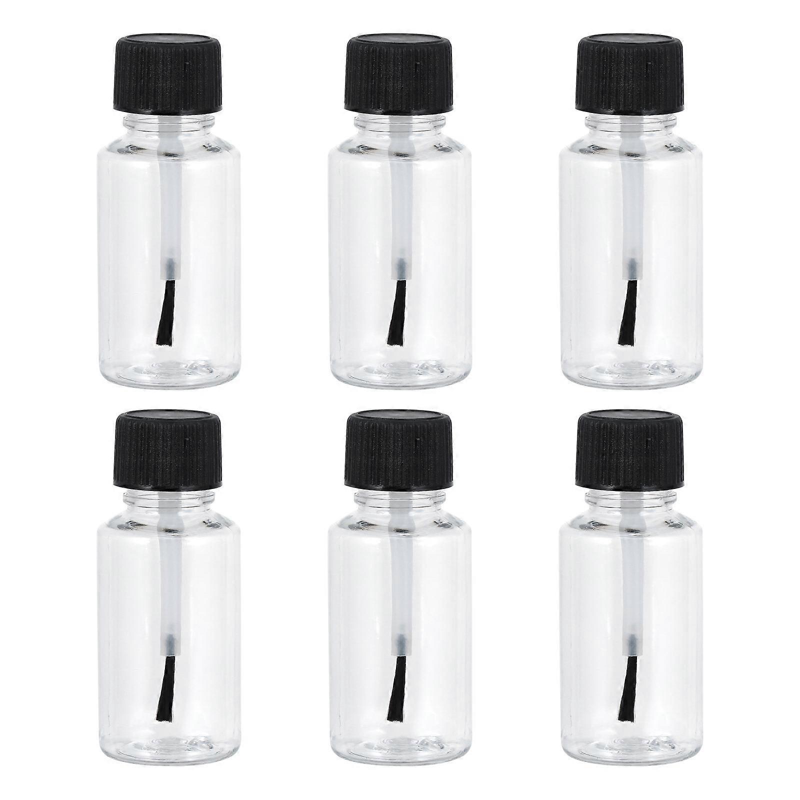 Nail Polish Bottles with Built-in Brush, Compact and Reusable, Material