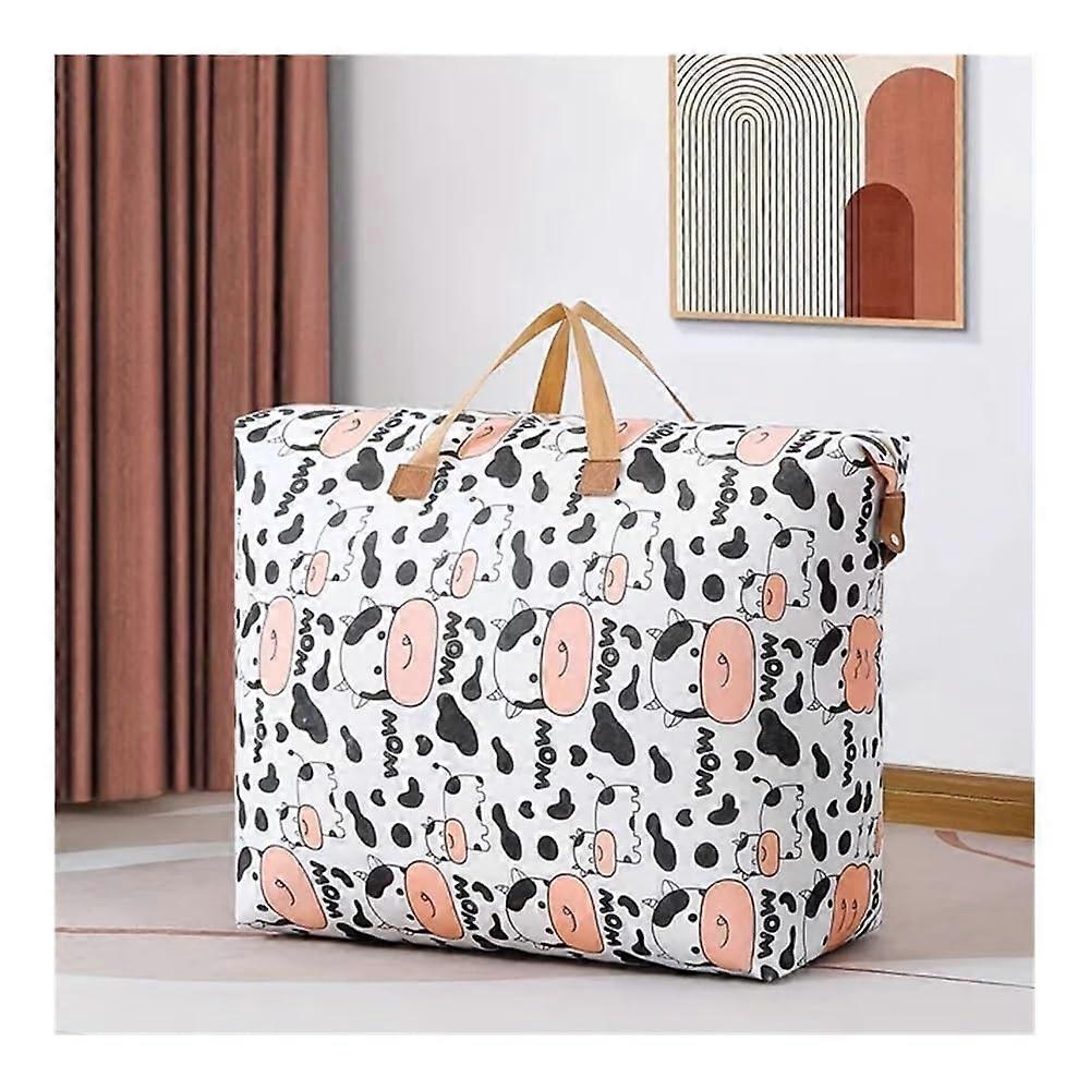 Foldable storage bags for clothing and blankets – extra large capacity for moving and travel (2 pieces) 2PCS Rose