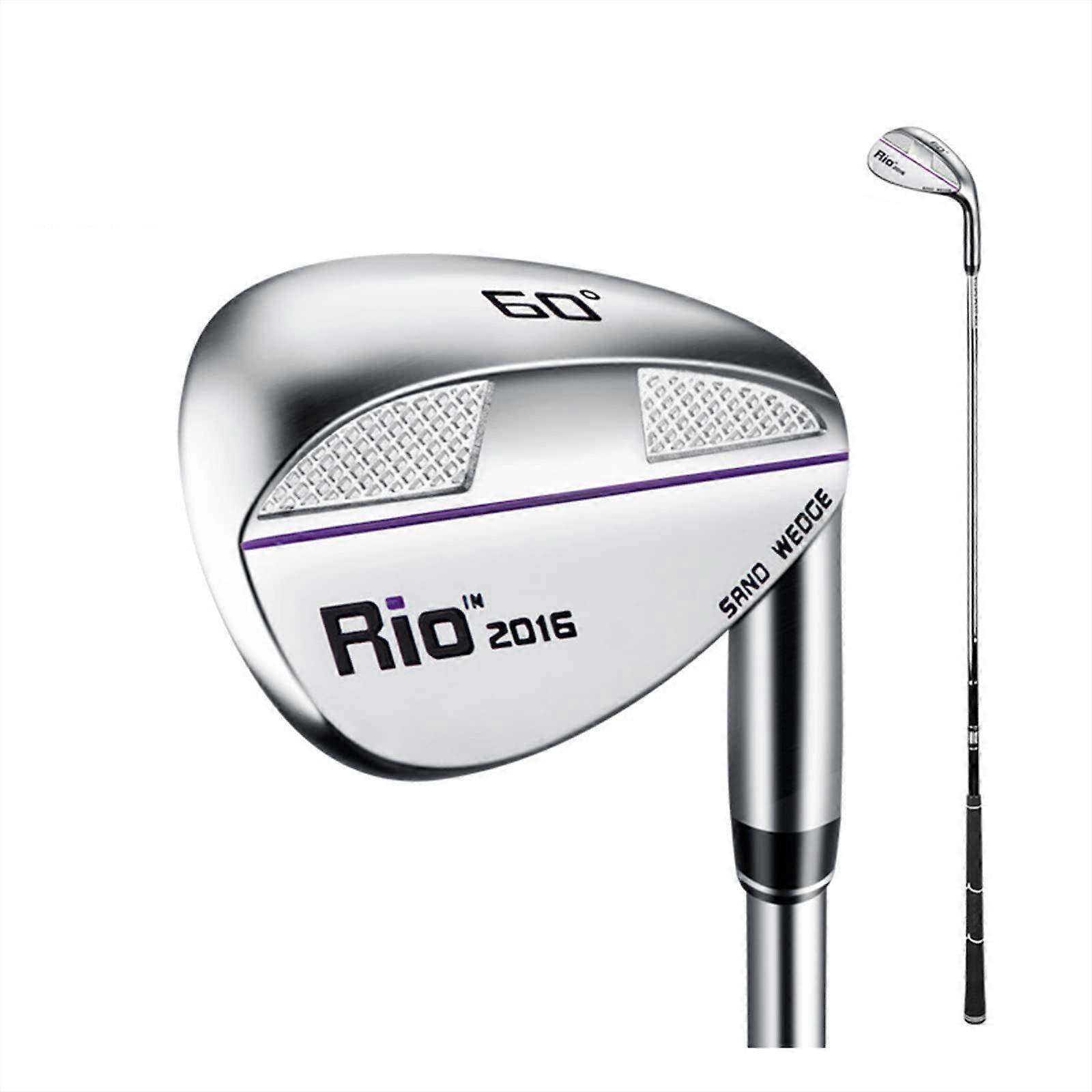 Wedges de golf, 56/60 Golf Sand Wedge, Clubs de golf pour la pratique du chipping, Alliage premium, Pour débutants Hommes Femmes Wedges de club de golf, Main droite Violet