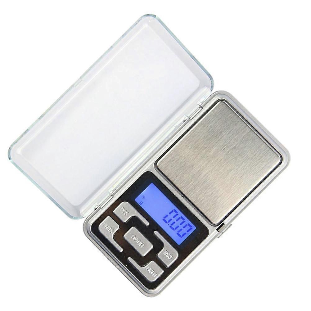 Scale Digital Milligrams Scale For Jewelry Measuring Compact Silver 1Pcs