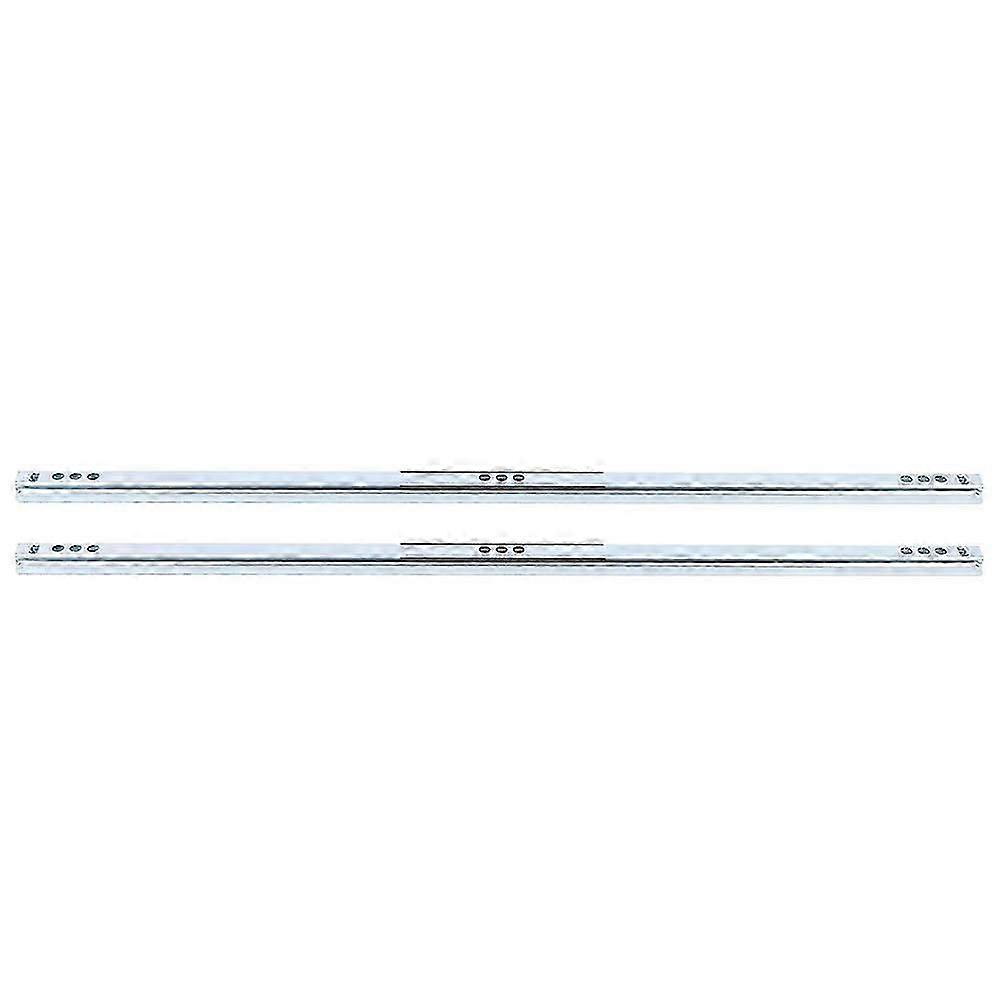 2Pcs/Set 450x17mm Drawer Steel Ball Slide Rail Hardware Accessory for Cabinet Closets