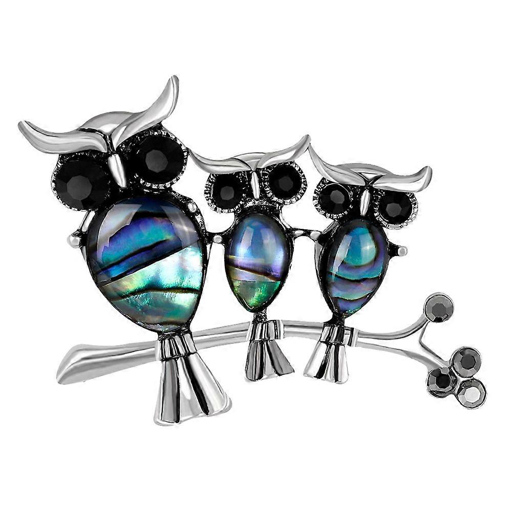 Brooch Accessories Owl Ornament Assorted .1 x 3.1 x 0.2 cm Elegant Appearance For Proms 1Pack