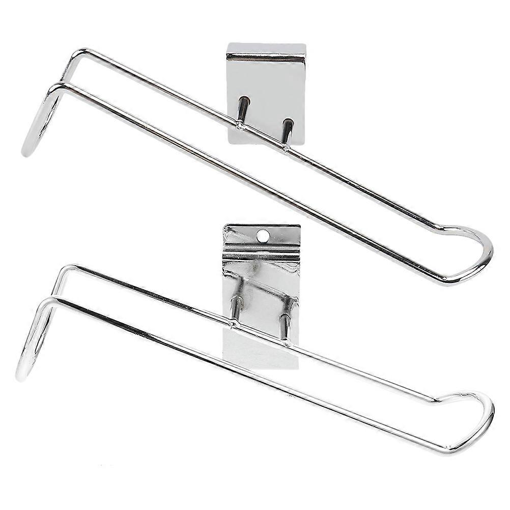 Skates Display Stand Roller Skates Bracket Wall Mount Ice Skates Hanger Rack Silver Minimalist Storage Anti-slip 2Pack