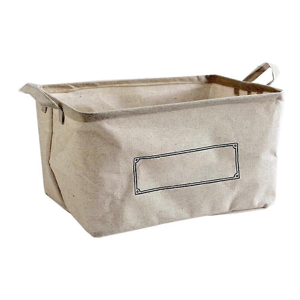 Portable Storage Basket Folding Linen Storage Basket for Home Use 1Pcs