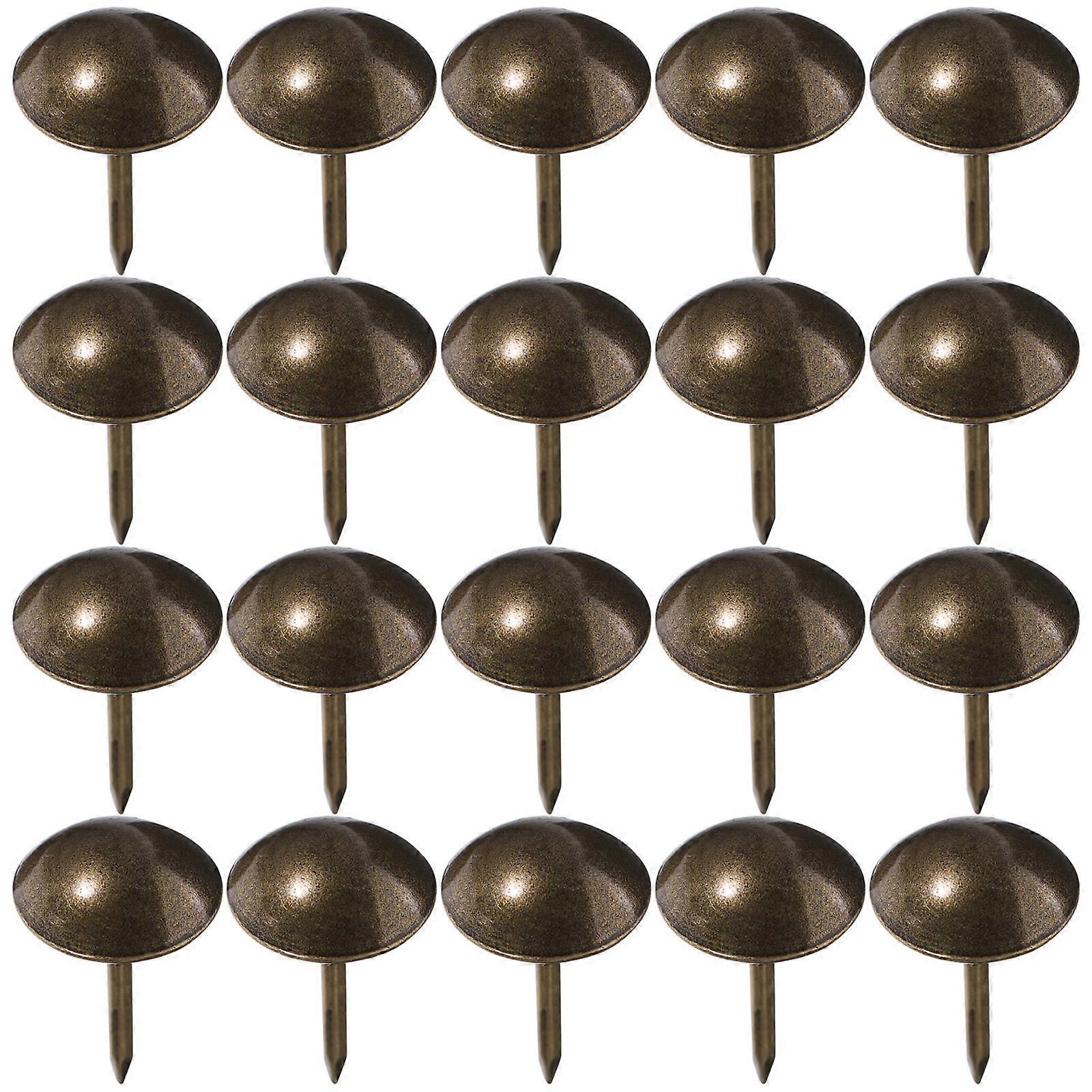 Nails Decorative Tacks Upholstery Nails Tacks Iron Upholstery Pin for Furniture Home Decor Round Head 100Pcs