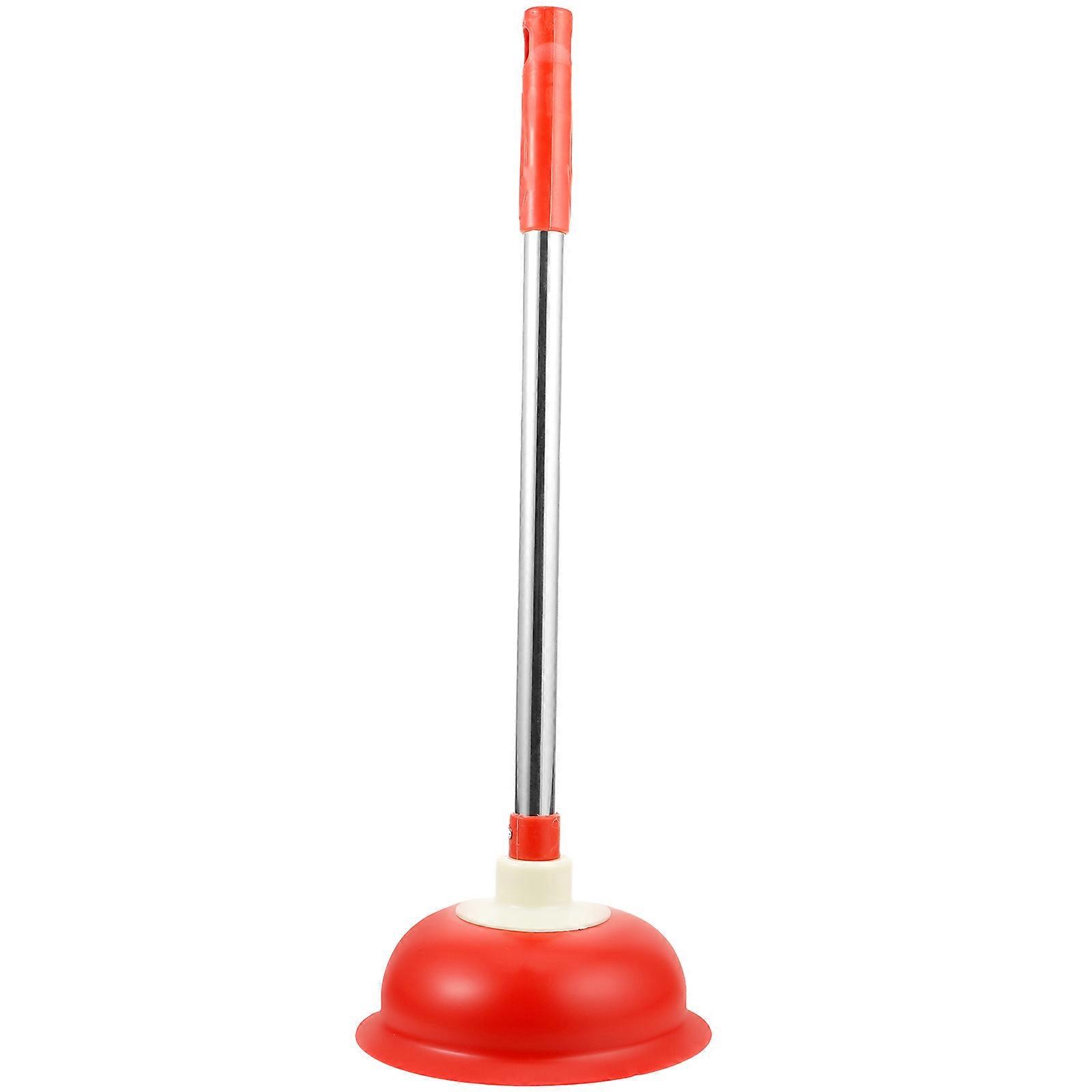Toilet Plunger Air Home Use Handheld Round Bell Rubber Resin Small Plunger For Sink Drain 1Pcs