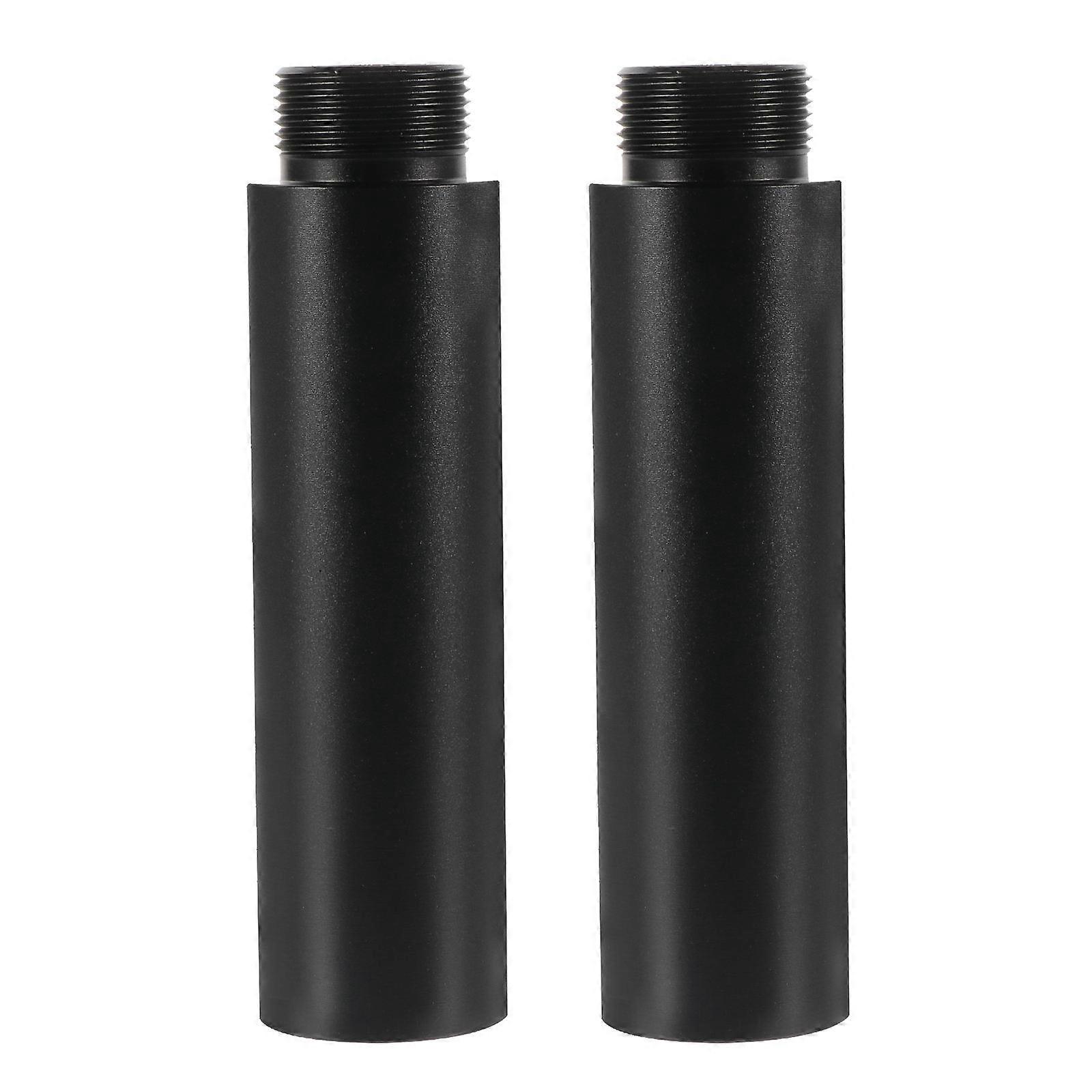 2pcs Microphone Extension Rod Bracket for Suspension Arms & Stands – Durable Black Design, Adjustment Installation