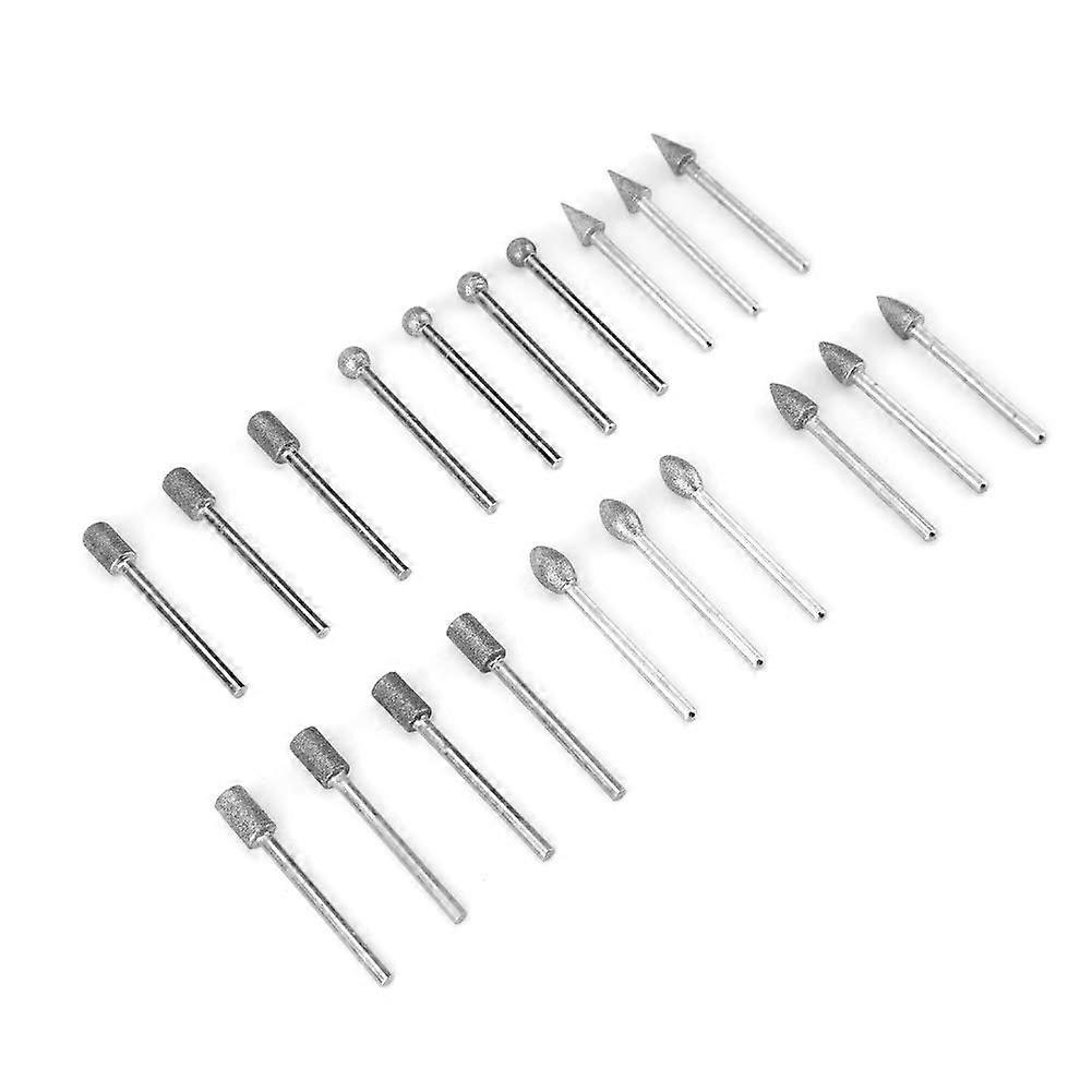20pcs/Set Corundum Grinding Polishing Drill Bit Wheel for Tool