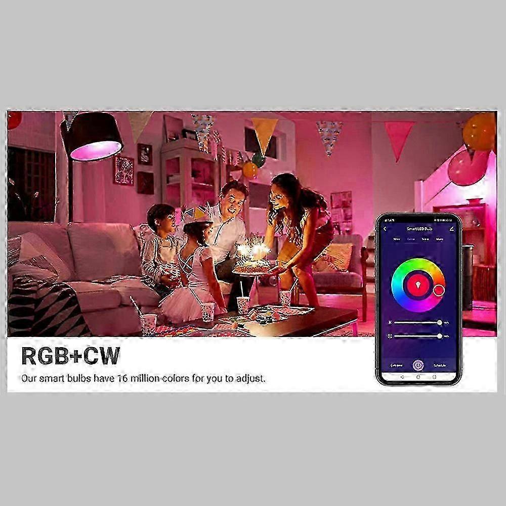 1/2/3stk 12V WiFi Tuya Smart LED pære MR16 RGB + CW dæmpbar lampe 5W Spotlighting Timer Farveændring Alexa Google Home