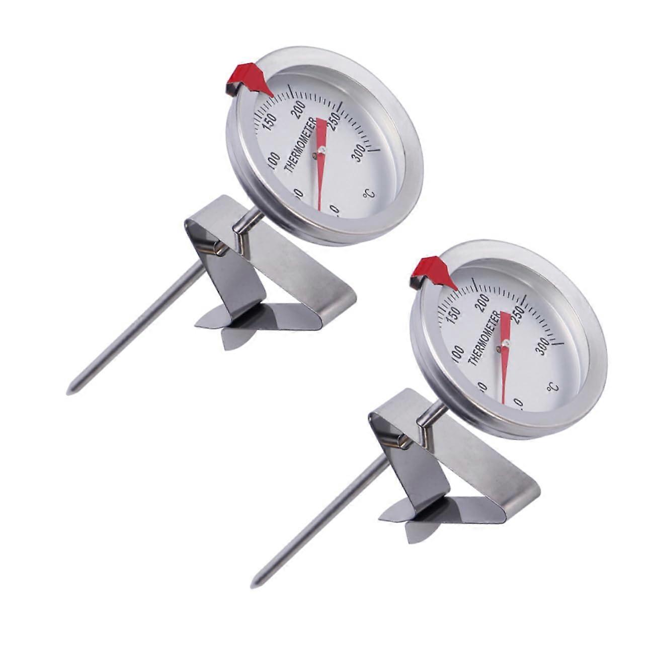 High-Temperature Food Thermometer 2-Pack Precise For Grill And Kitchen Meat BBQ