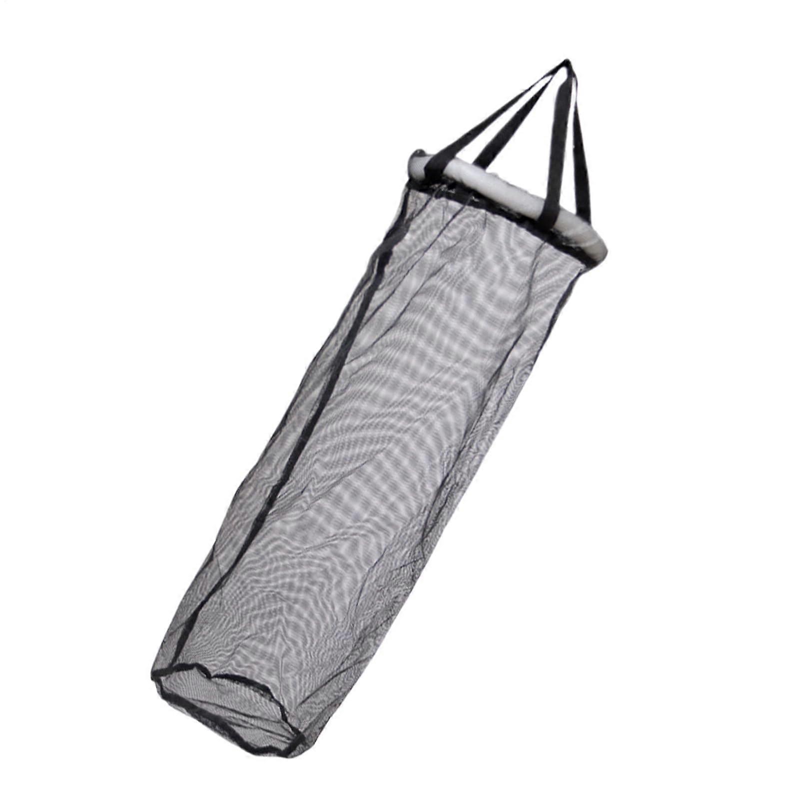Schwimmender Fischkorb 20x90 cm - Faltbarer Tragbarer Fischkäfig für Minnow-Fang und Zubehör 25x90 cm