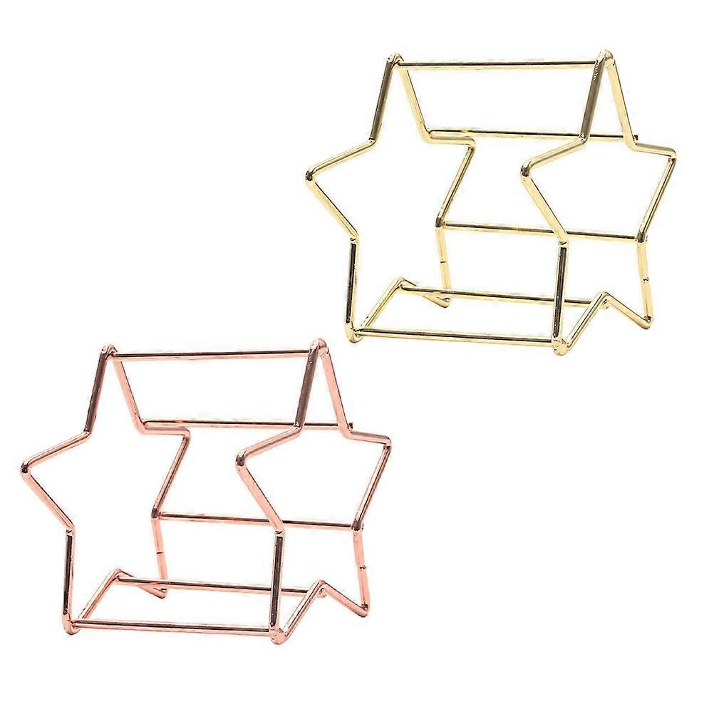 Makeup Sponge Container Star Tool Storage Bag Racks Metal Drying Rack 4Pcs
