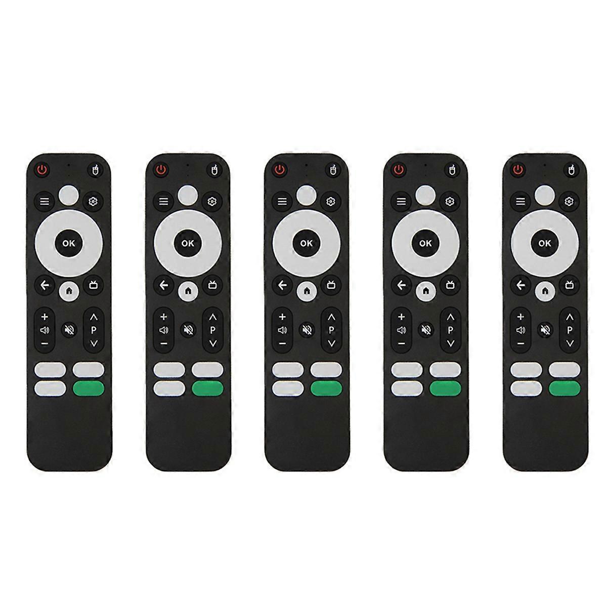 For KM2 KM2 PLUS Android 4K UHD TV Box Voice Remote Black