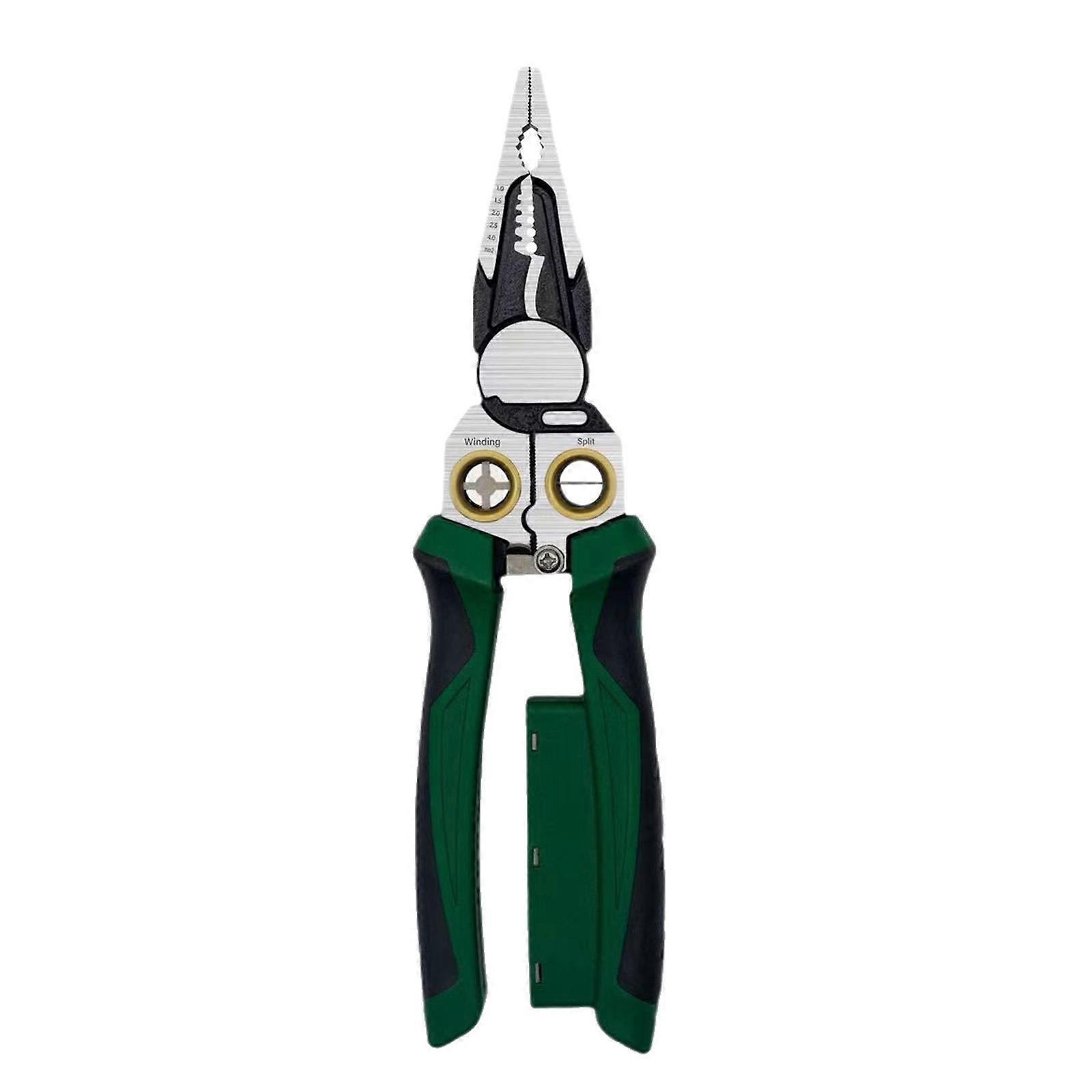 Multifunctional Cable Scissors and Voltages Testing Pliers for Live Wires Judgments 12V to 250V Safety Alerts