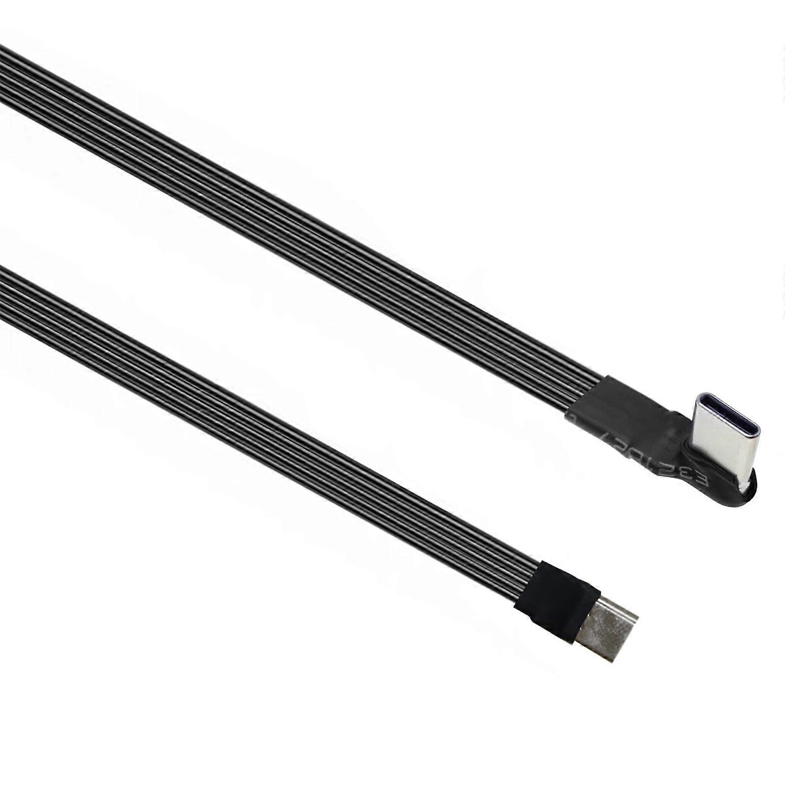5cm-500cm Veri Şarj Kablosu Taşınabilir Cep Telefonu Şarj Veri Senkronizasyon Kablosu 65W 480Mbps Type-C - Type-C Şarj Kablosu Çok Renkli