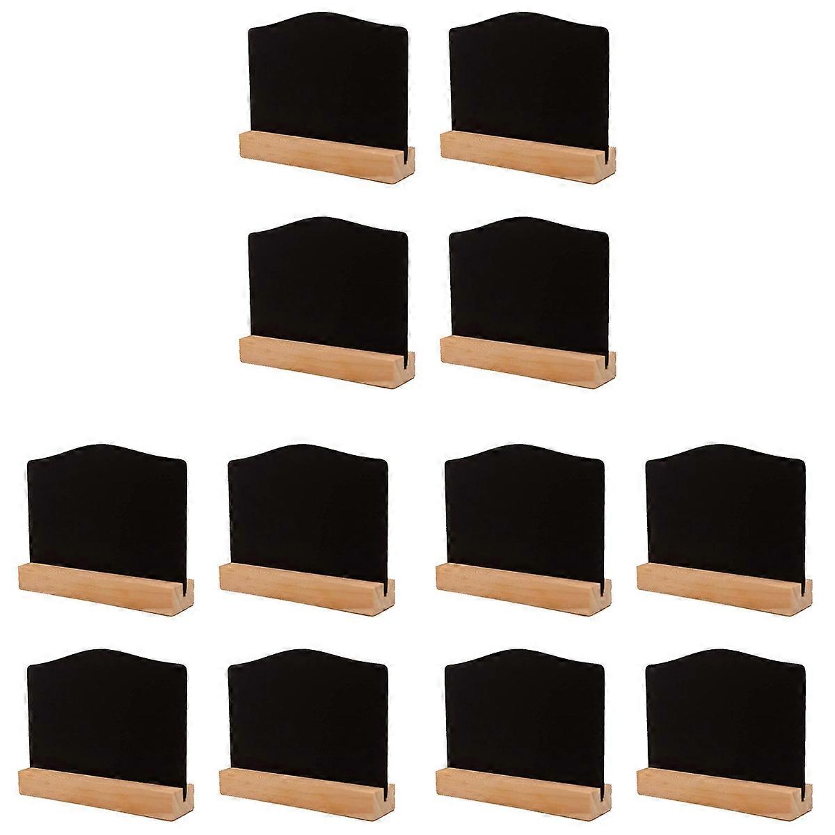 12 PCS Mini Chalkboard Signs for Chalk Sign,Food Labels Message Board Signs for Party Restaurant Wed