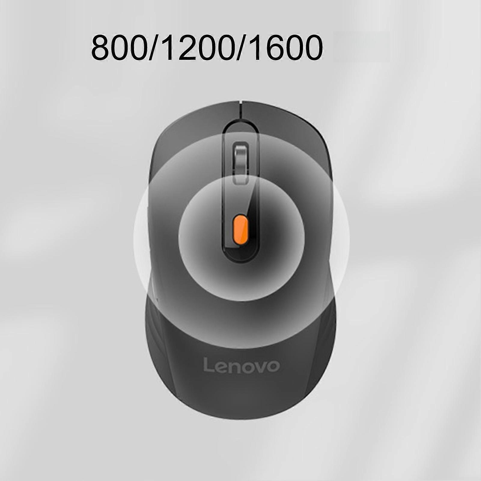 Lenovo Howard Wireless Mouse 2.4GHz Bluetooth Portable Mouse for Laptop PC Computer