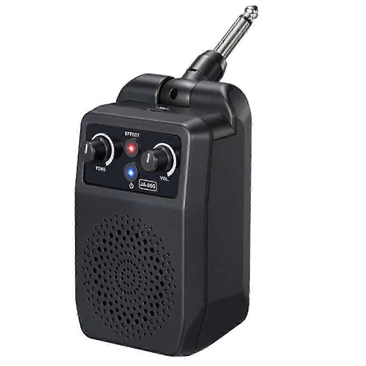 5W Mini Electric Guitar Amp with Bluetooth, Rechargeable, Built-in 4 Effects, Portable Practice Amp