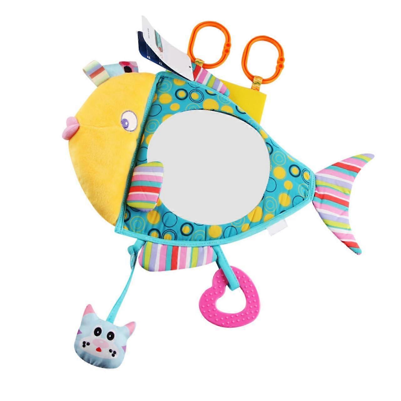Toy for Toddlers Car Toy Plush Fish Toy Plush Mirror Plush Fish Seat Rear View Mirror Image 1 Mittel
