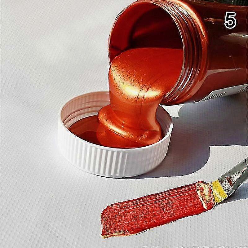 100Ml Metallic Acrylic Paint in Gold, Waterpro and Fade-Free, Suitable for Statue Tinting