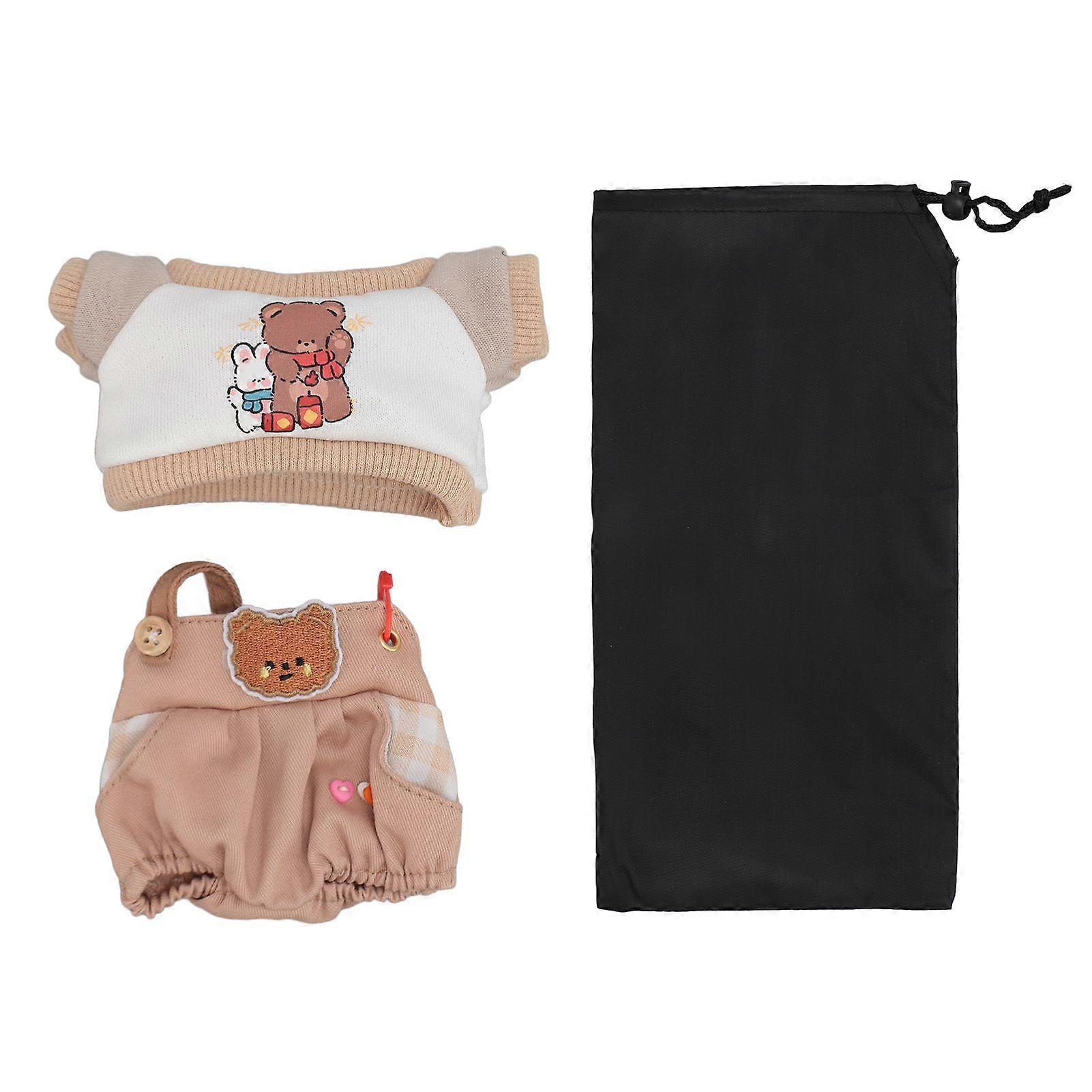 2025年最新モデルぬいぐるみ人形服かわいいコットンTシャツオーバーオールぬいぐるみ