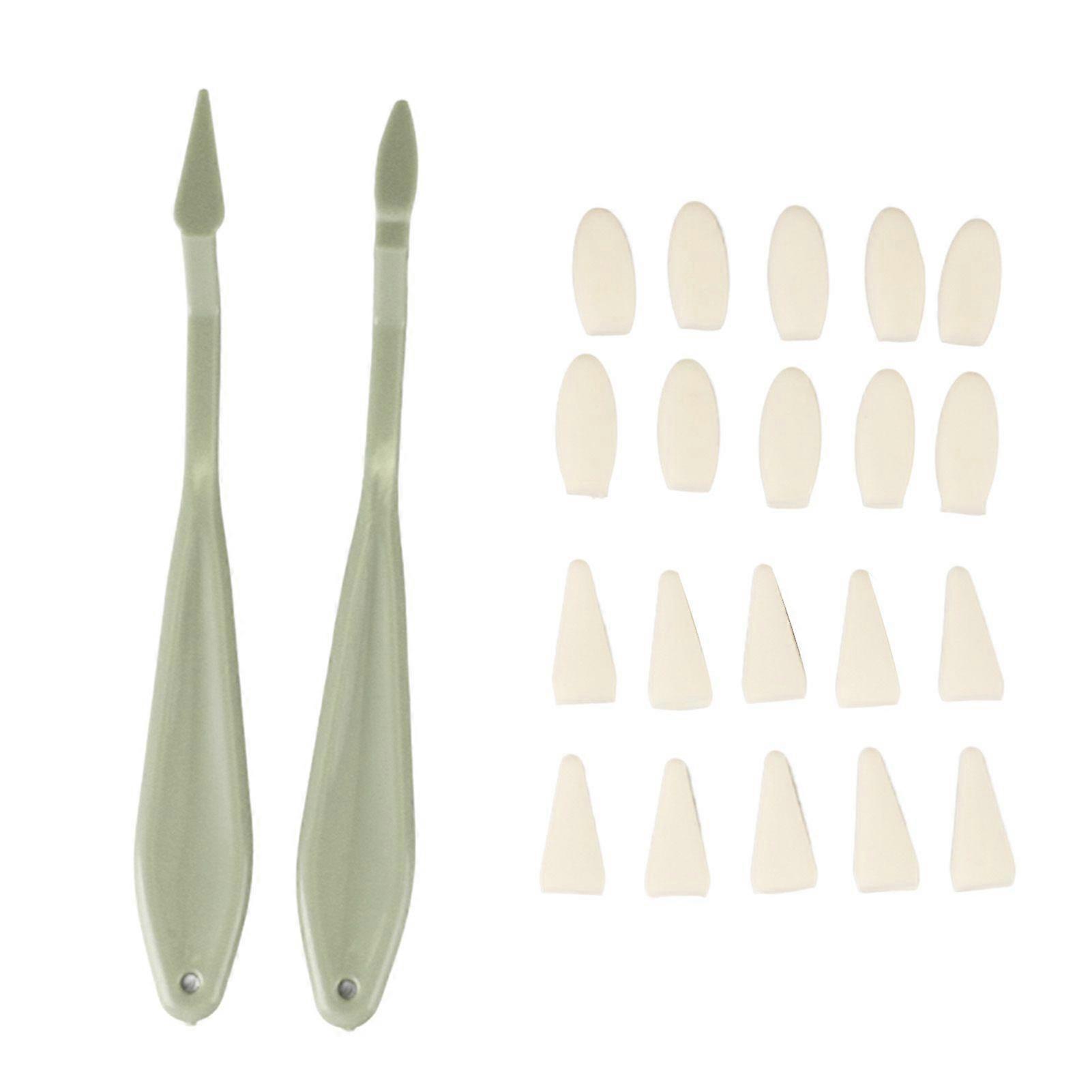 2025 Latest Model  2Pcs Sketch Sponge Wiper Plastic Handle Washable Elastic