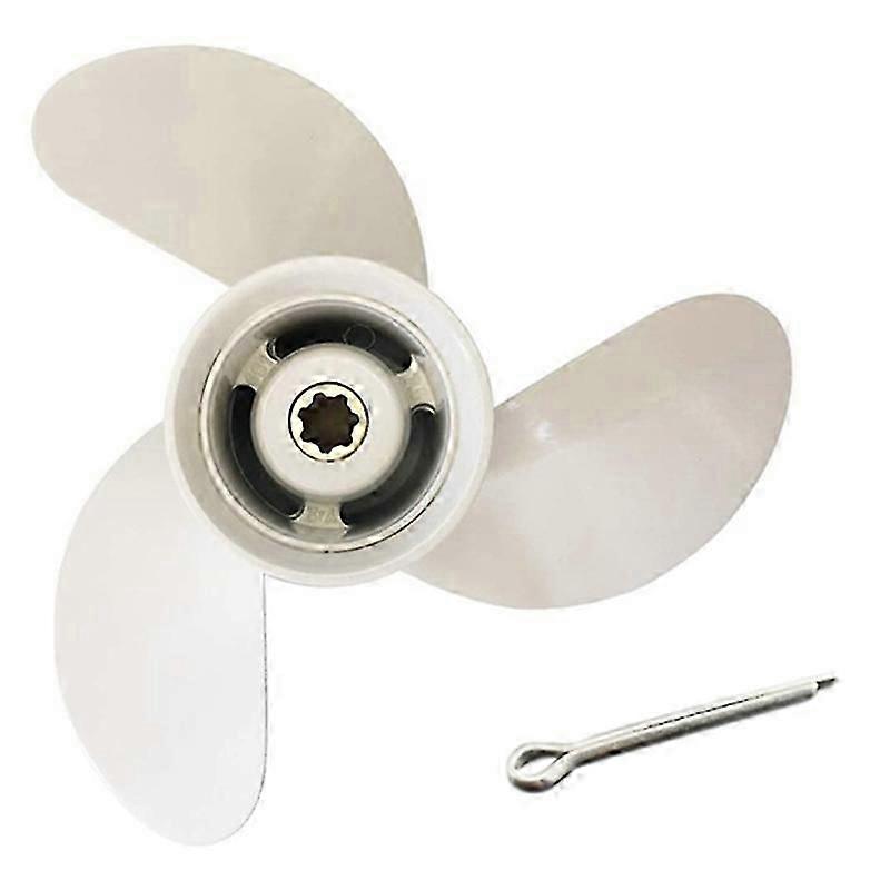 Outboard Propeller for Yamaha 6Hp 8 1/2 X7 1/2 Boat Motor Screw Marine Engine Part 7 Spline 6G1-4594