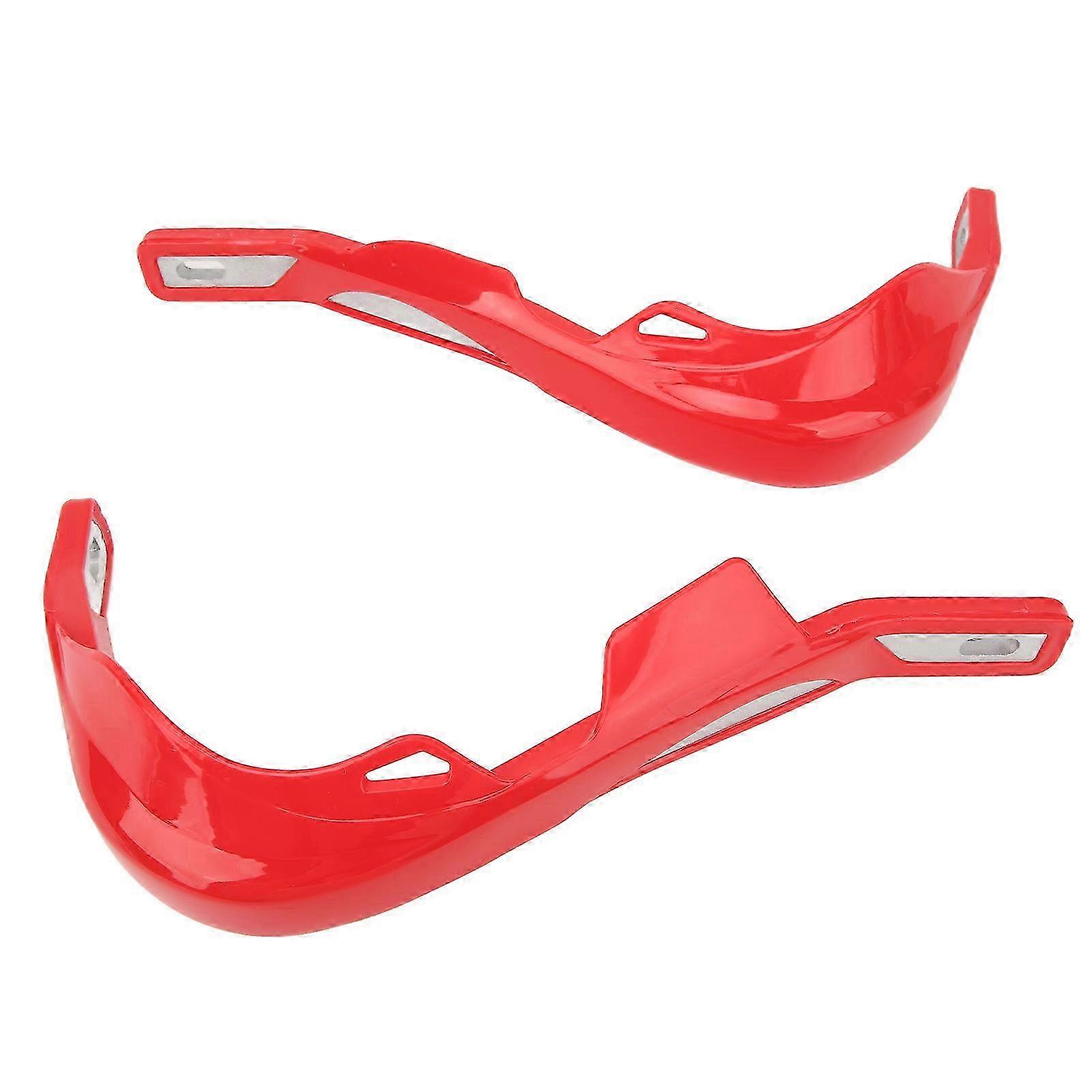 2PCS 22mm 28mm Motorcycle Handguard Wind Resistance Reduction Hand Protector Replacement for a Certain Brand Red