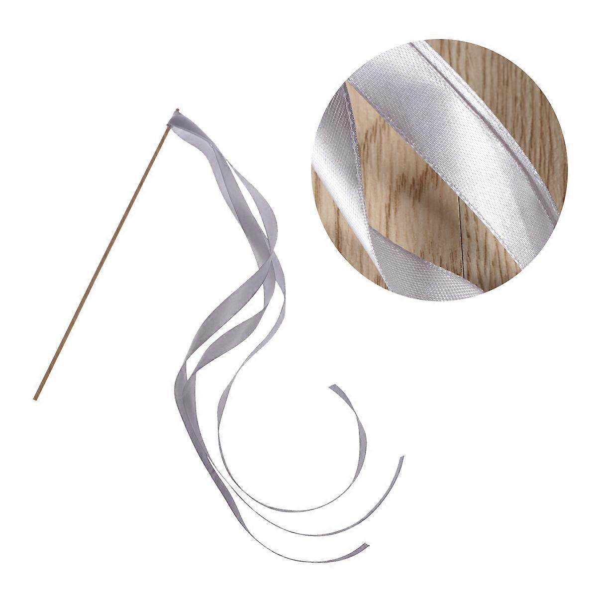 Decorative Ribbon Wedding Props For Guests Silver 30Pack