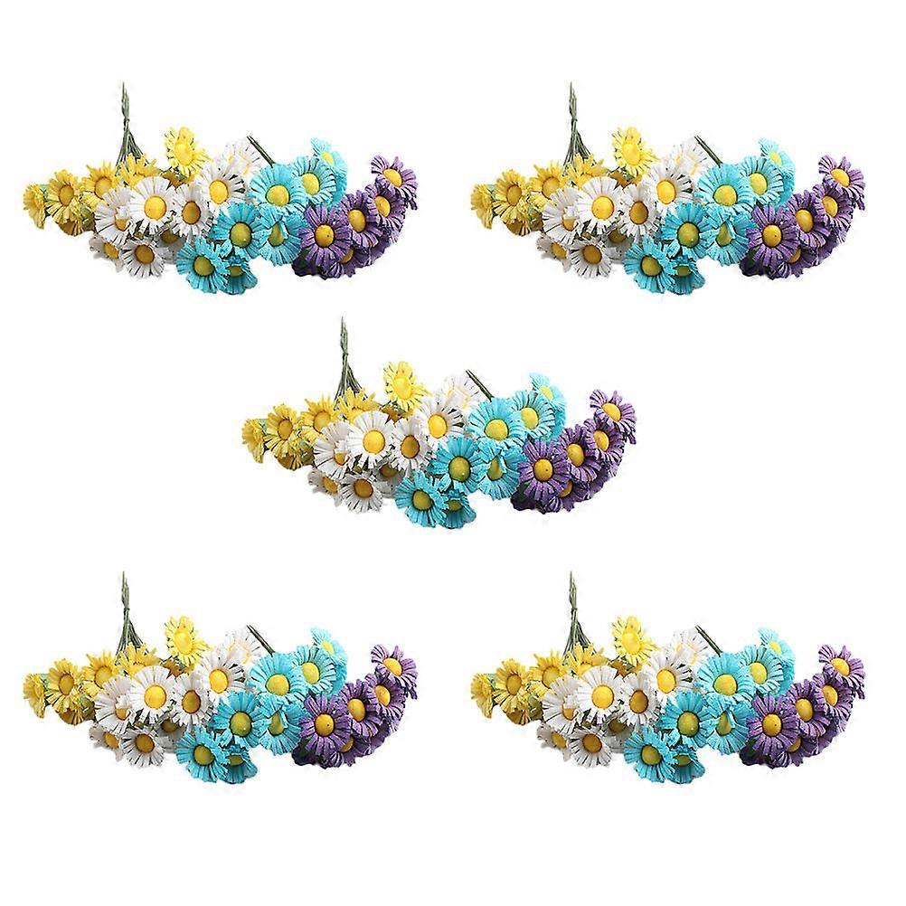 20Pcs Artificial Daisy Flowers Decorations Mini Daisies Bundle for Home