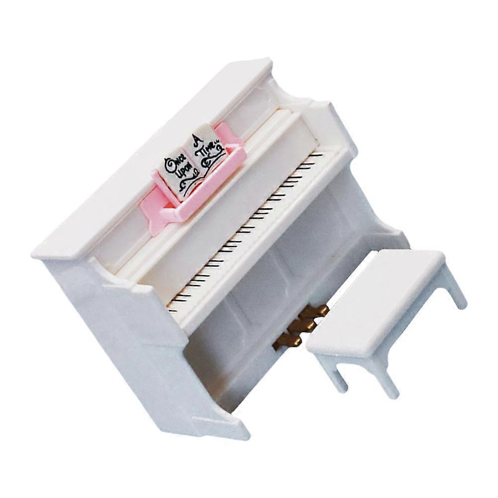 Mini Simulation Furniture Realistic High Reduction Degree Piano Figurine for Mini House Collection 1Set
