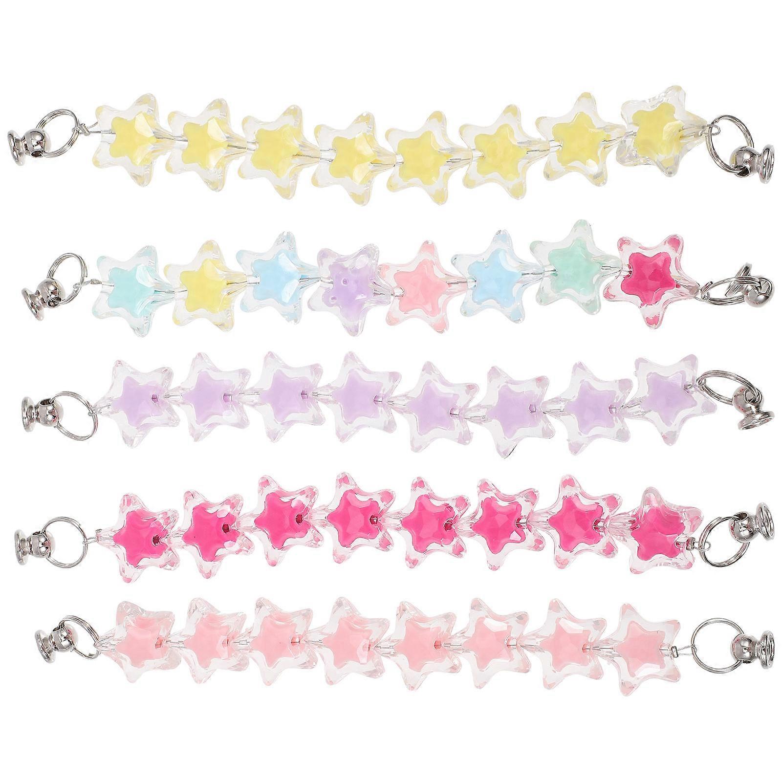 Hanging Chain Mobile Phone Anti-Lost Chain for Decor 5Pcs