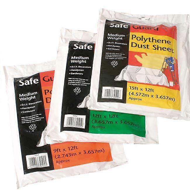 Poly Dust Sheet 3.6 x 3.6m / 12 x 12'