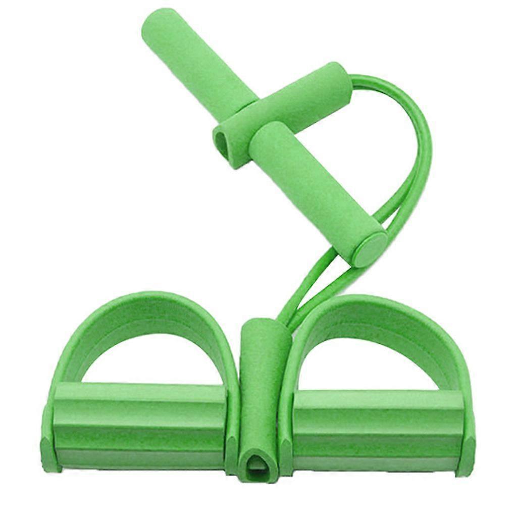 Fitness, Abdominal Trainer, Home Exercise Equipment Elastic Sit-up Pull Rope - Green